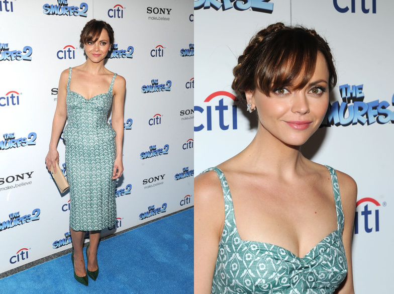 christina ricci blue dress Christina Ricci (Blue Dress) Cardboard Cutout Available in Life-Size or Mini Perfect for Parties, Displays & Collectibles. Great for Photos, Gifts &