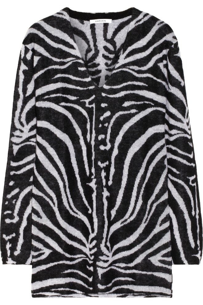 carven-zebra-patterned-knit-sweater