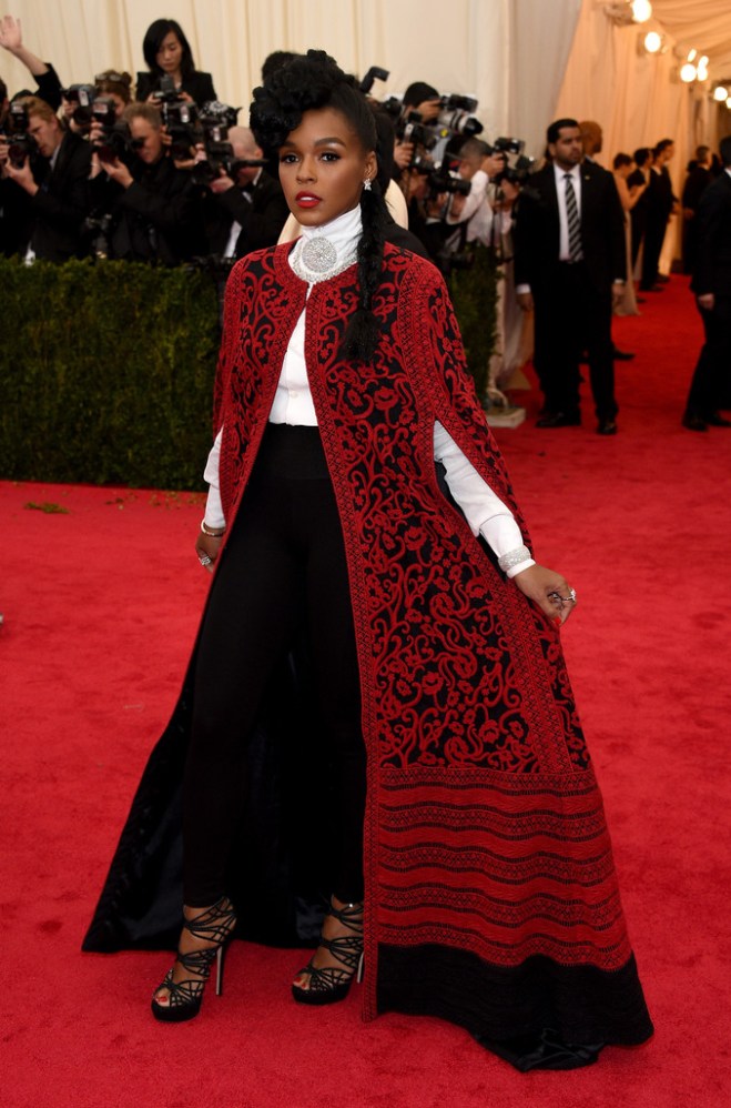 janelle-monae-2014-met-gala-tadashi-shoji-fall-2014-red-cape-jimmy-choo-black-damek-sandals